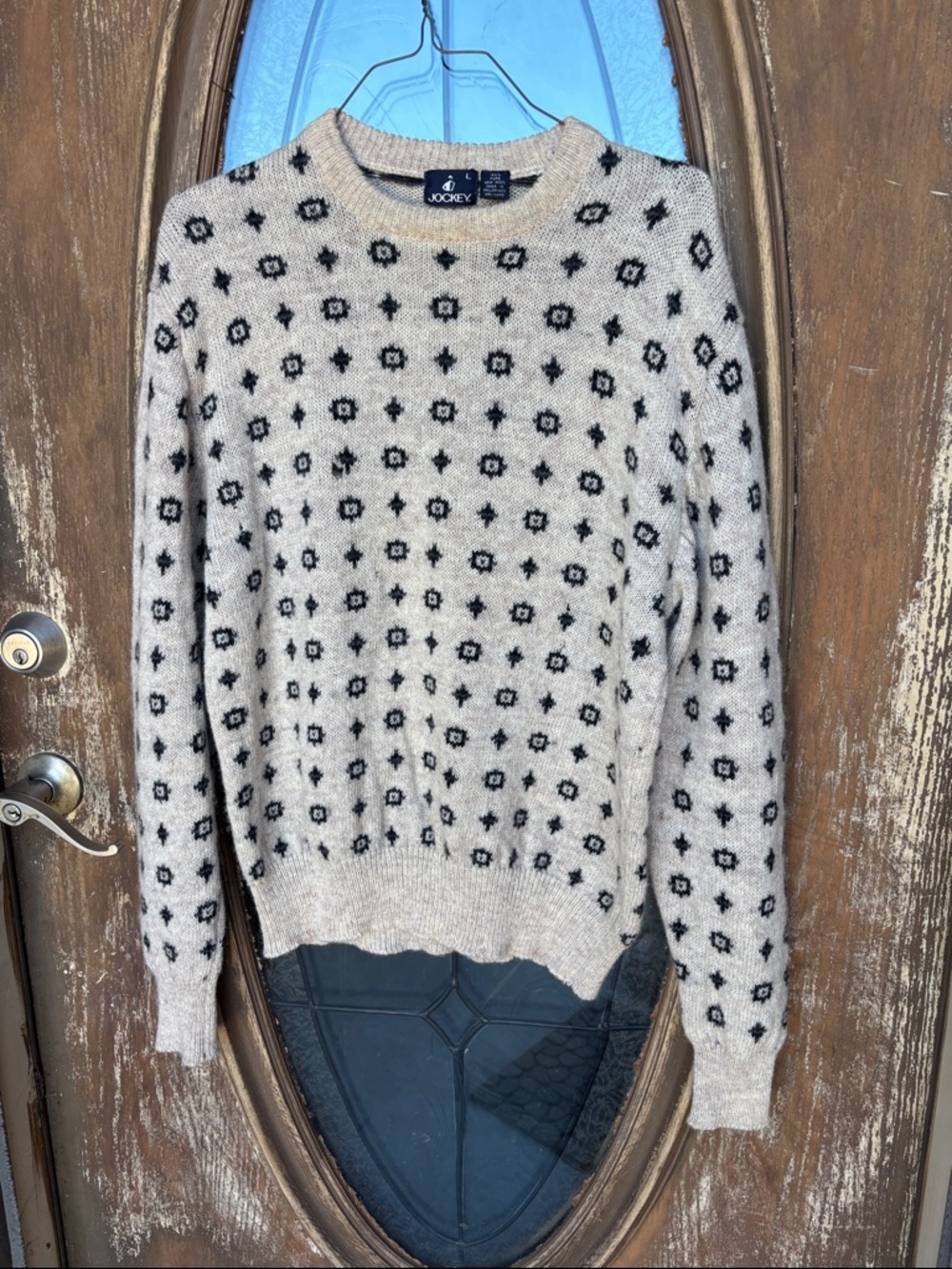 Vintage Jockey Pure New Wool Sweater! Mens Large